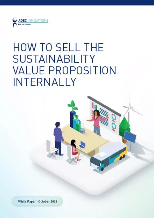 How To Sell The Sustainability Value Proposition Internally