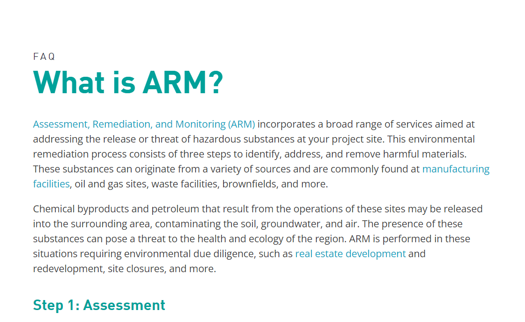 What is ARM?